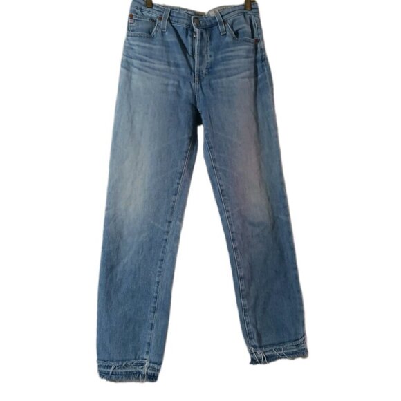 AG Adriano Goldschmied Jeans 28 ISABELLE Hi-Rise Straight Crop AG-ed 28 x 27 RAW - Picture 2 of 12
